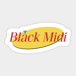 80s Retro Style // Black Midi // Ducter Sticker